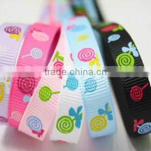 Hi-ana Ribbon 184 Custom Printed Christmas Candy Ribbon Hand Made Gift Ribbon La Ribbon thumbnail-2
