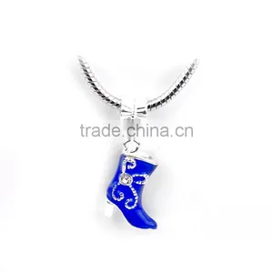 Enamel High Heel Shoes Pendant Bead Hanging Dangle Charm thumbnail-1