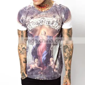 2016 China Manufacturer Wholesale High Quality Custom Printing T-Shirt thumbnail-1