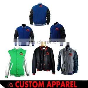 Custom Varsity Football Jacket Black With Patch thumbnail-6