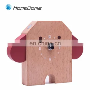 Supply Fashion Electric The Latest Design Home Decoration Fancy Wooden Digital Alarm Clock thumbnail-1