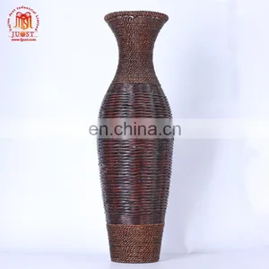 Hotel Lobby Decor New Design Big Size Tall Black Vase thumbnail-1
