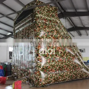 Camouflage Design Inflatable Slide for Adult Outdoor Amusement Game thumbnail-4