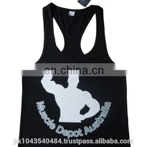 Y Back Cotton Gym Singlets thumbnail-1