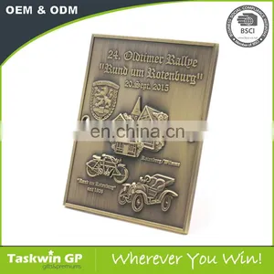 Custom Logo Printable Antique Recessed Medal thumbnail-5
