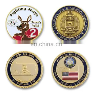 2017 Metal Custom Souvenir Antique Gold Coin, Metal Coin thumbnail-1
