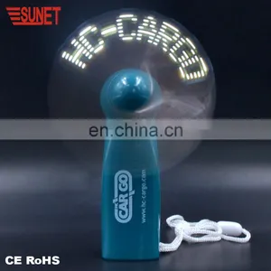 China Factory Best Promotion Lower Price Gift Large Capacity High Quality LOGO Customized Message Customized Handheld Led Fan thumbnail-5