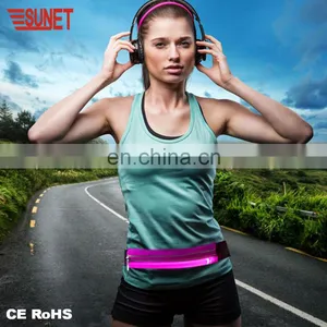 New 2018 Outdoors Running Sport Bag Chargeable LED Light Waist Belt Bag For Wholesale Shenzhenn Safety Belt thumbnail-1
