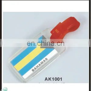 Personalized Bahamas Nation Flag Luggage Tag for Promotional Gifts thumbnail-1
