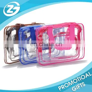 Promotional Plastic Travel Pvc Lady Makeup Bag thumbnail-1