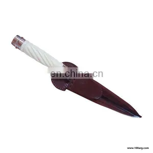 Knife Handle Gallone Marfilina With 14 cm Schmieder Stainless Sheet , With Special Fine Cow Leather Sheath. thumbnail-1