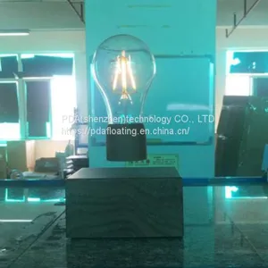 Wireless Rechargable Magnetic Floating Levitating Led Bulb Lamp thumbnail-3