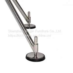 Office/dinning Table Glass Top Plus Metal Base Desk thumbnail-2
