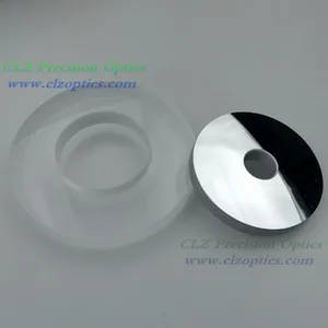 Custom Fused Silica Mirror With a Hole thumbnail-1