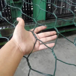 Plastic Coated Gabion Wire Mesh Boxes Rockfall Netting‎ Anti Corrosion thumbnail-1