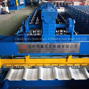 Metal Trapezoidal Roofing Sheet Making Roll Forming Machine thumbnail-2