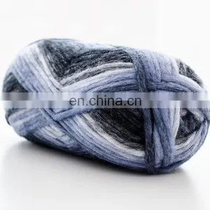 1.2NM Long Space Dyed Acrylic and Nylon Blend Fancy Yarn for Knitting thumbnail-5