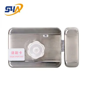 Electric Rim Lock Use Keychain and Key Open Door thumbnail-2