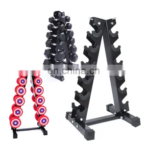 2021 Vivanstar ST1822 Hex Dumbbell Set With Rack Household Fitness Equipment Adjustable Dumbbell Rack thumbnail-6