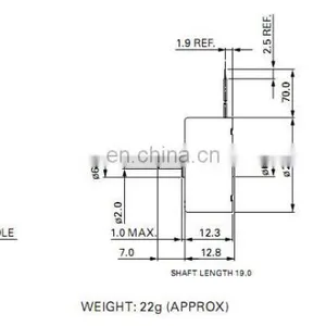 Micro DC Motor for Dispenser And DVD CD ROM RF-300EA-1D390 thumbnail-5