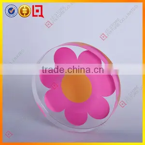 Nice Flower Printing Acrylic Display Blocks Crafts thumbnail-1
