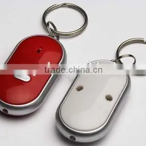 Anti-lost Key Finder Whistle Keychain With Light and Sound thumbnail-2