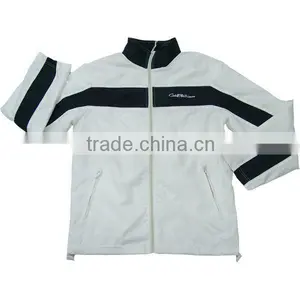 Men's Woven Jacket---15505# White thumbnail-1