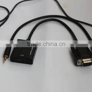 Opp Bag Vga to HD Converter With Usb thumbnail-1