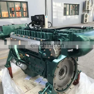 WD615.61C01S Original 110kw 1800rpm 6 Cylinders Sinotruk Marine Diesel Engine thumbnail-4
