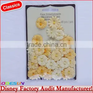 Disney Universal NBCU FAMA BSCI GSV Carrefour Factory Audit Manufacturer A Charmed Life Pink & White Paper Rose thumbnail-4