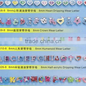 DIY Rhinestone Letter Charm ( Product Catalog 6-10) thumbnail-1