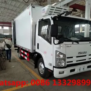 Customized New ISUZU KV100 4*2 LHD 120hp EURO 6 Diesel Refrigerated Truck for Sale thumbnail-1