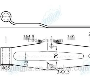 01118 Trailer Steel Rear Van Door Casting Hinge thumbnail-3