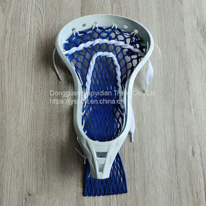 Lacrosse Head With Blue Mesh and String Kit for Men's Lacrosse Sticks thumbnail-2