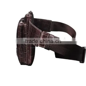 Good Quality Sport Crocodile Pattern Cow Leather Chest Pack Fashion New Style Waist Bag Leisure Single Shoulder Bag for Men thumbnail-3