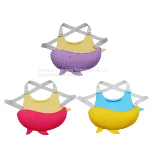 Customized Baby Feeding Set Soft Silicone Waterproof Baby Bibs Sets Easily Clean BPA Free thumbnail-1