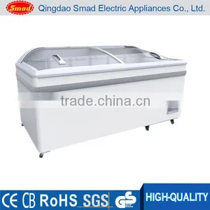 Supermarket 600L Glass Door Chest Freezer With Lock thumbnail-1