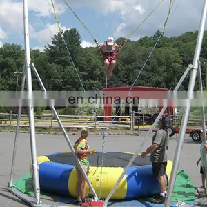 Commercial Fair Rides Kids Carnival Games Euro Bungee Trampoline for Sale thumbnail-3