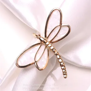 Butterfly Shape Metal Napkin Ring Napkin Holder For Restaurant Hotel Home Wedding and Party thumbnail-1
