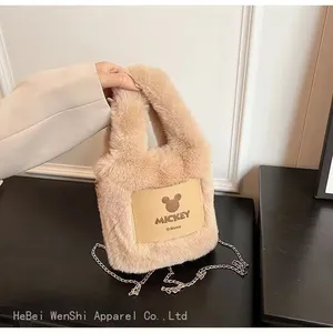 33newly Plush Bag Handbag Fashion Single Shoulder Cross Bag Chain Bag Crossbody Bag thumbnail-1