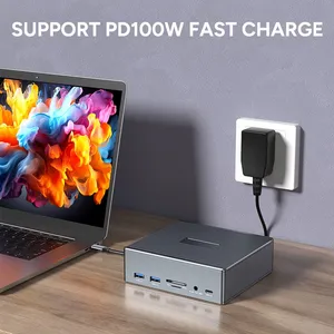 18-in-1 Smart USB3.2 Gen2 Docking Station thumbnail-5