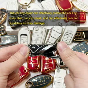 Innofit TPU Car Key Case Cover Supplier For BMW Audi Mercedes Benz Porsche Jeep Tesla Lexus Maserati Cadillac Auto Accessories thumbnail-3