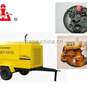 LGCY-12/7.12m3/min,7bar, Energy Saving Hot Sale for Tunnel Diesel Engine Portable Screw Air Compessor thumbnail-1