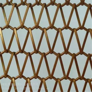 Metal Architectural Mesh Curtain Exterior Wall Cladding Flexible Metal Mesh thumbnail-2