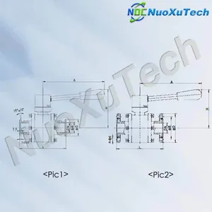 NuoXuTech GU-A Series Manual Vacuum Pressure Ball Valve thumbnail-2