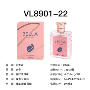 High Quality Perfume Women 100ml Perfumes Feminino Gift Box 4Pcs Set Parfum Femme Lasting Fragrance Floral Fruity Scent Spray thumbnail-1