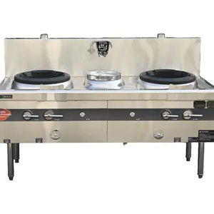 Stainless Steel Economic Two Woks One Warmer 1800x1000x800mm for High-Volume Cooking thumbnail-2