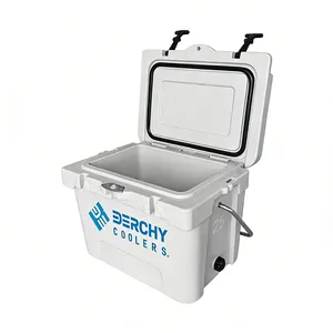 25qt Rotomolded Hard Cooler With Aluminum Carry Handle for Camping thumbnail-4