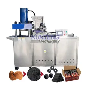 Industrial Smokeless Palm Shell Carbon Powder Hydraulic Briquetting Machine Charcoal Production Line thumbnail-1