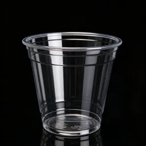 Disposable Clear PET Plastic Cup With Dome Lid for Iced Coffee and Bubble Tea thumbnail-5